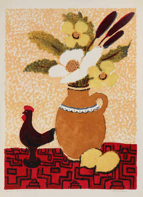 Ведерников Александр Семенович. Цветы с петушком